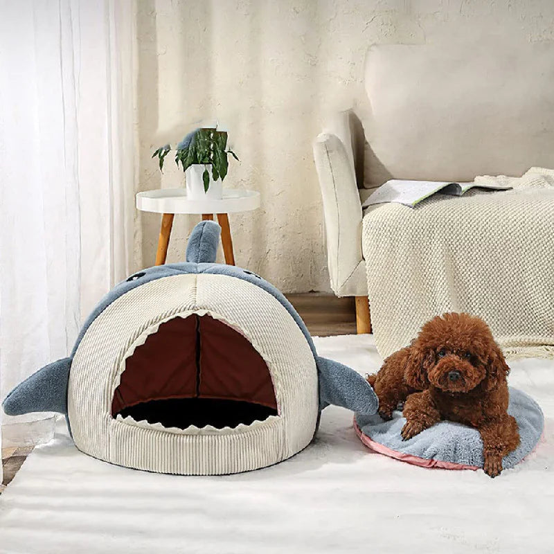 Fins&Fur The Shark Pet Bed